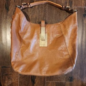 Michael Kors Brown Leather Satchel Purse